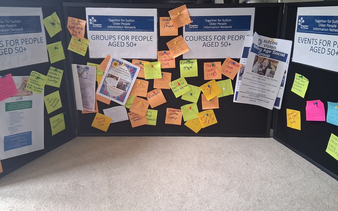 20 May 2025 TfS Older Peoples Info Network Display