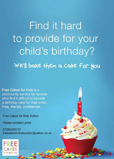 FREE Cakes for Kids Sutton