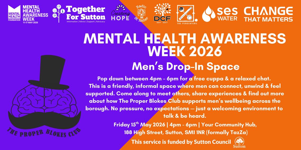 Mental Health Awareness Week 2026 Proper Blokes Club