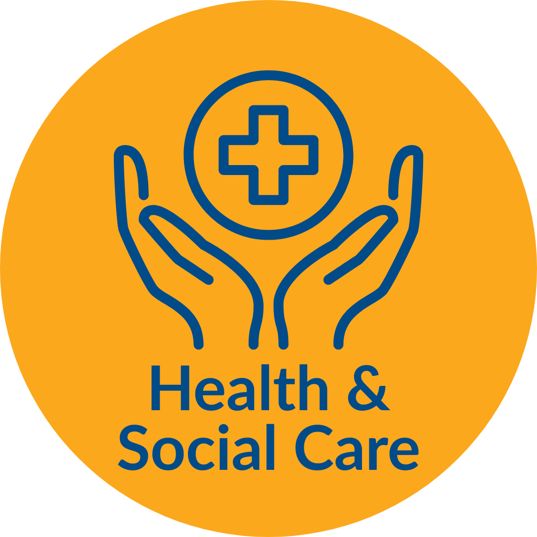 TfS Health and Social Care Button_BLUE