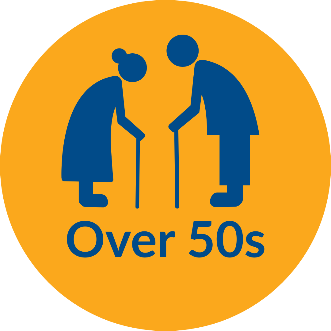 TfS Over 50s Button_BLUE